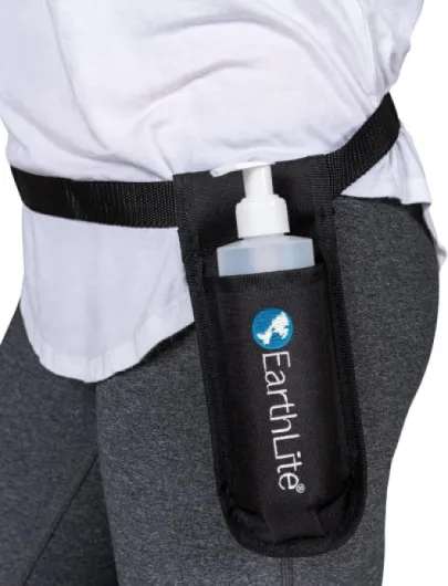 Kit simple porte-flacon - Incl - flacon et porte-flacon simple ajustable très résistant pour huile ou lotion de massage (227 g) Unique