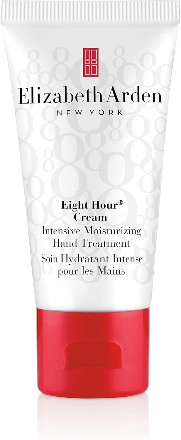 Elizabeth Arden, Eight Hour Cream, Crème Mains Réparatrice Intense, Crème Hydratante et Apaisante, Soin Skincare pour Mains Rugueuses et Sèches, Texture Crème Gel, Parfum Abricot 30ml