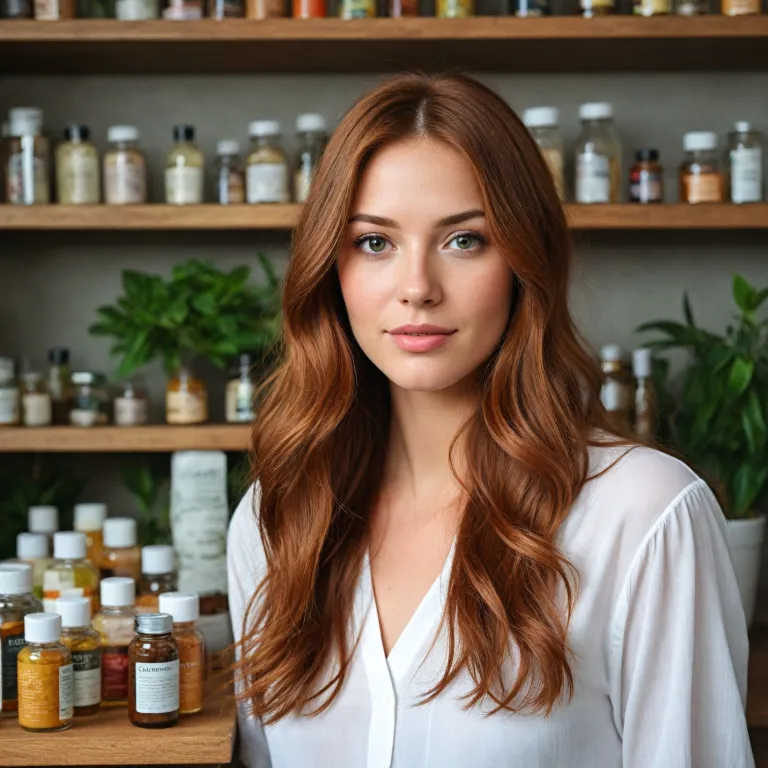 Sublimer sa chevelure avec le chatain clair cuivré en cosmétique bio