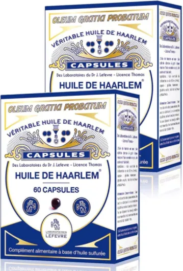 Véritable Huile de Haarlem, lot de 2 x 60 capsules originales (2)