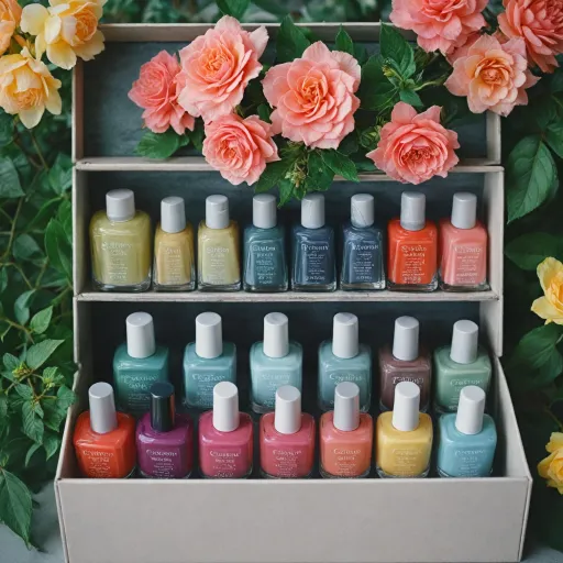 Coffret vernis : une option naturelle pour des ongles éclatants