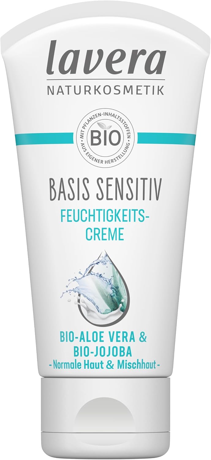 Basis sensitiv Crème Hydratante ∙ Vegan ∙ Cosmétiques naturels ∙ Ingrédients végétaux bio ∙ 100% naturel ∙ 50ml