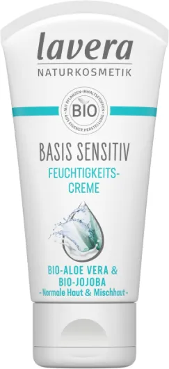 Basis sensitiv Crème Hydratante ∙ Vegan ∙ Cosmétiques naturels ∙ Ingrédients végétaux bio ∙ 100% naturel ∙ 50ml