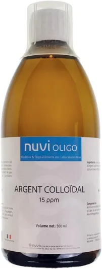Argent colloïdal 15ppm - 500ml