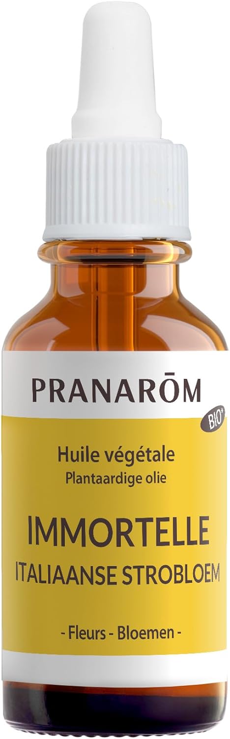 Huile Végétale Immortelle Bio Helichryse Italienne Sommité Fleurie 30 ml 30 ml (Lot de 1) Helichryse Italienne