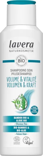 Shampooing Soin Volume & Vitalité - sans silicone - Volume, souplesse & tonicité - vegan - cosmétiques naturels - 250 ml 250 ml (Lot de 1)