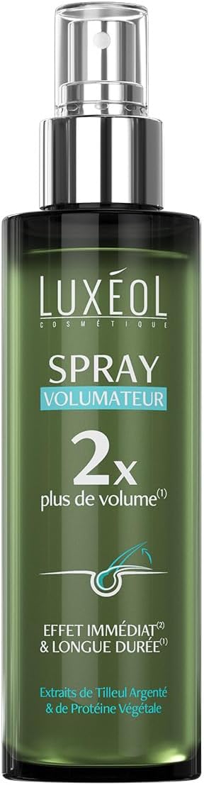 Spray Volumateur - Double le Volume des Cheveux(1) - Effet Immédiat(2) & Longue Durée(1) - Cliniquement Prouvé - Formule d'Origine Naturelle - Tilleul Argenté & Protéine Végétale - 150 ml