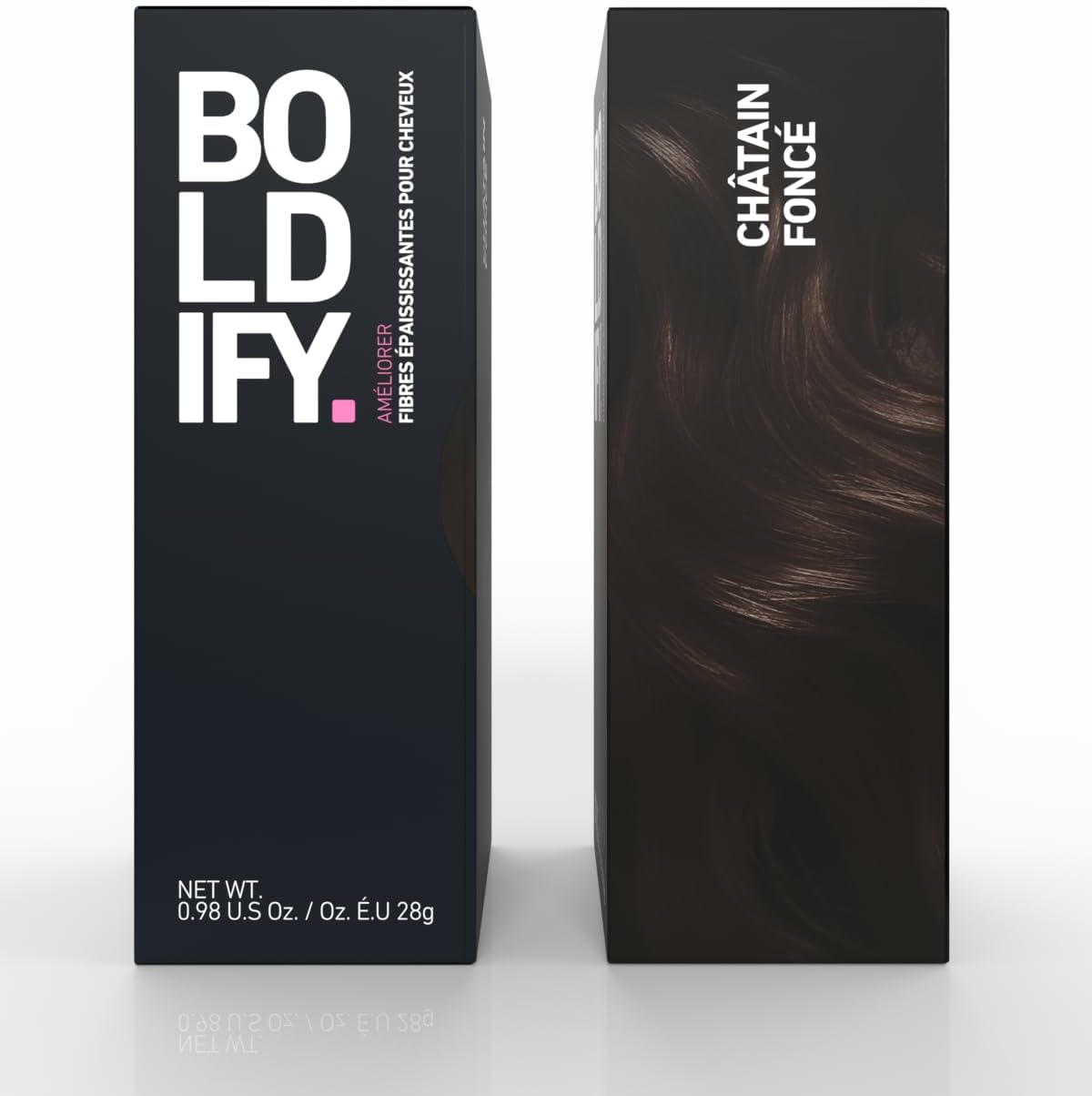 Fibres Capillaires Naturelles - 28g - Poudre Densifiante – Masque la Perte de Cheveux en 15s – Pour Hommes et Femmes (Marron Fonce) 28 g (Lot de 1) Marron Fonce