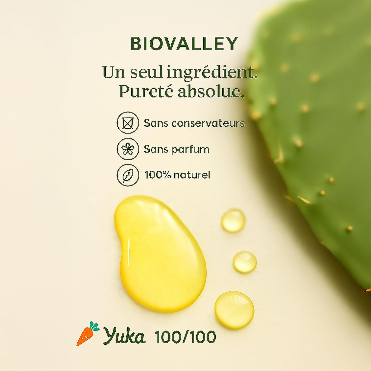 Huile Premium de Pépins de Figue de Barbarie BIO 15 ml– 100% PURE & NATURELLE – Pressée à Froid, 100% Pure – Soin Anti-Âge Visage & Corps, Hydratante et Antirides – Riche en Vitamine E 15 ml (Lot de 1) Standard