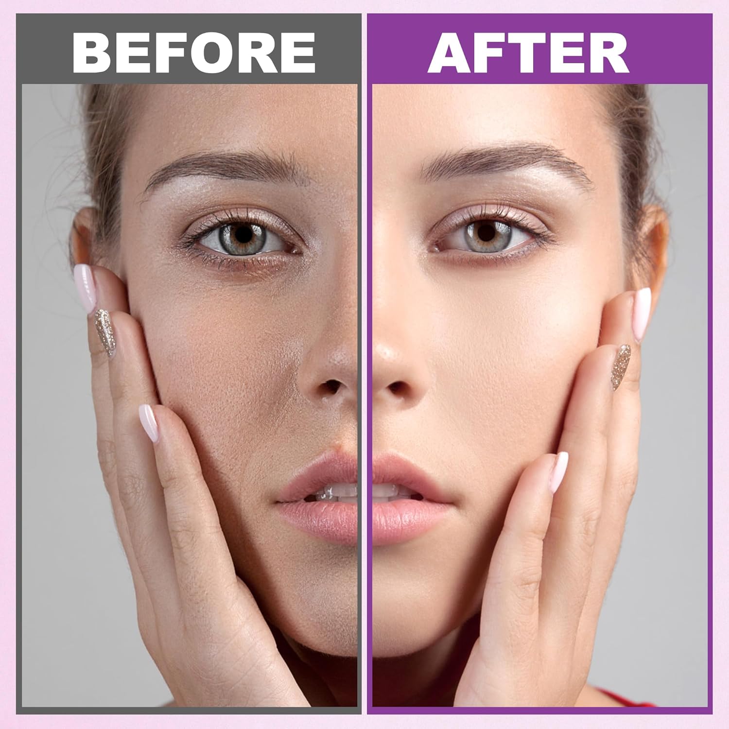 Cadeaux pour Femme,Skincare Anti-âge pour Lisser les Rides et nourrit la peau,Coffret Cadeau Femme Nettoyant,Toner,Rétinol Serum,Crème de yeux,Crème Visage avec Rétinol,Acide Hyaluronique (6 PCS SET)