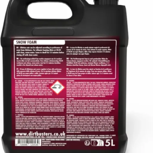Test Dirtbusters Snow Foam Cerise 5L : la mousse qui fait le taf sans ruiner le porte-monnaie