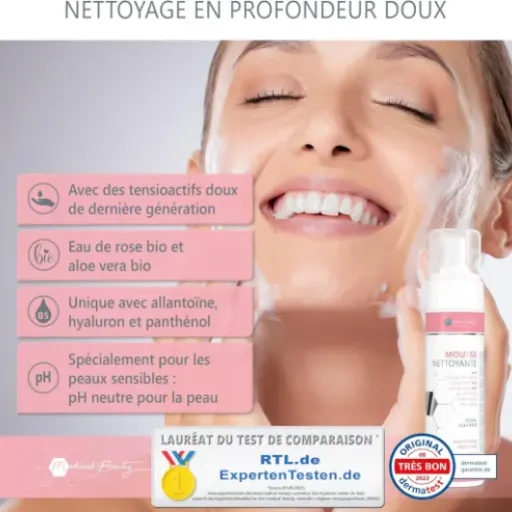 Test Mousse Nettoyante Medical Beauty Cosmetics : une mousse simple qui fait le job sans agresser la peau
