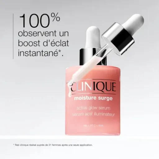 Test Clinique Moisture Surge Sérum Actif Illuminateur : hydratation au top, exfoliation tranquille