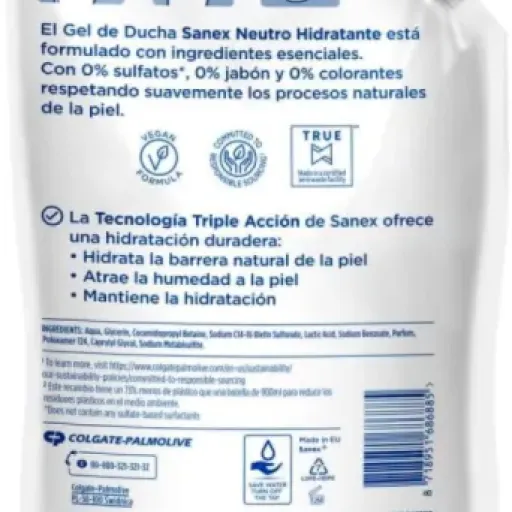 Test Sanex Gel Douche Recharge 10x900 ml : le bidon XXL pour peau sensible qui fait le job