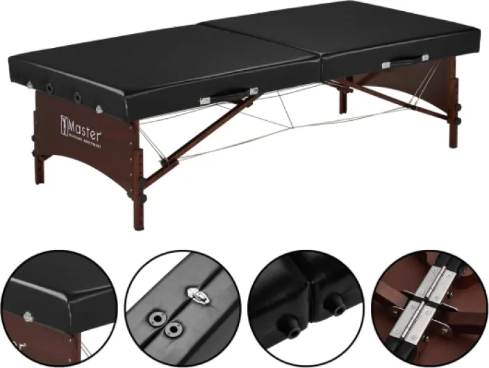 Master Massage Canoga Table de Massage Portable de Grande Taille, Taille Basse, Super Large, lit d'exercice de Yoga, Massage thaïlandais, Station de rééducation pour rééducation
