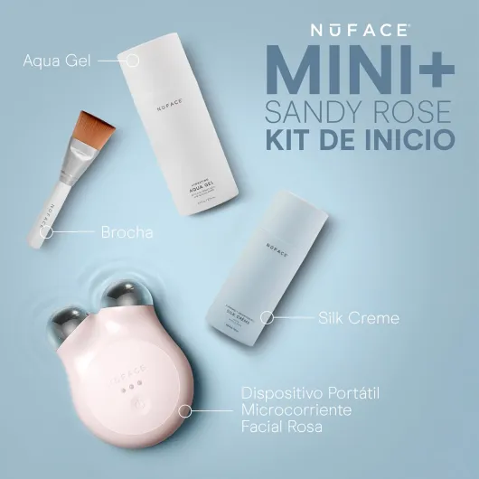 NuFACE MINI+ Starter Kit - Sandy Rose