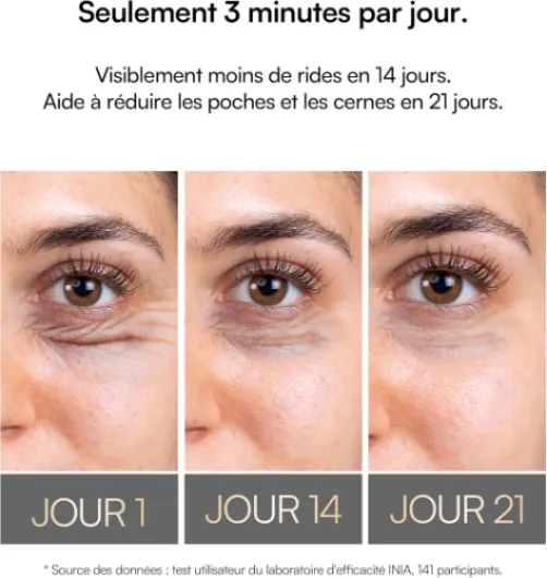 INIA Masque pour les Yeux 5-en-1 : Luminothérapie, Chaleur, Micro-courant et Vibration - Soin Anti-Âge pour Cernes, Poches et Rides - 3 Modes, Rechargeable USB, Appareil de Massage Oculaire Voyage