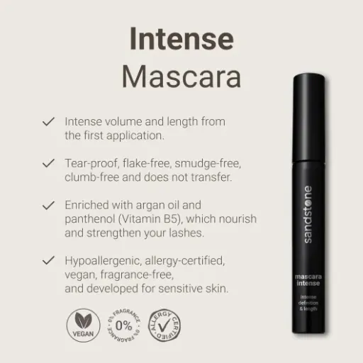 Test Sandstone Scandinavia Mascara Intense : un mascara vegan pour yeux sensibles qui divise