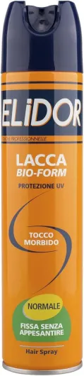 Mil Mil Mil Laque pour cheveux professionnels Bio-form - Pour fixation standard et texture douce - Protection UV - Fixez les cheveux sans buée 300 ml Lot de 6 pièces