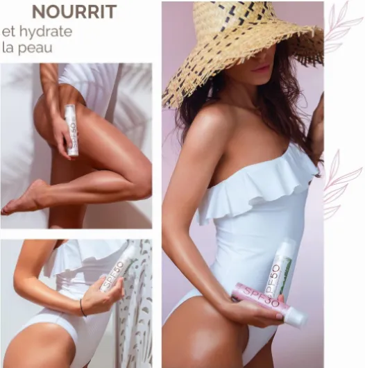 Crème solaire SPF 50 hydratante et protection solaire pour tous les types de peau, aux huiles bio - Protection solaire (100 ml)