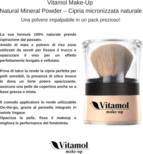 Make up Poudre minérale naturelle bio naturelle poudre micronisée 14gr (Camel)