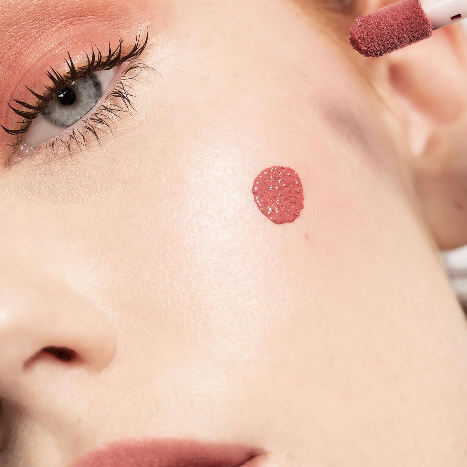 MAKEUP - The No-Rules Cream 503 - Blush Liquide Rose Nude aux L’huile D'amande Douce - Blush pour Yeux Lèvres et Joues - Blush au Fini Naturel et Lumineux - Vegan - Cruelty Free 503 - Rose Nude