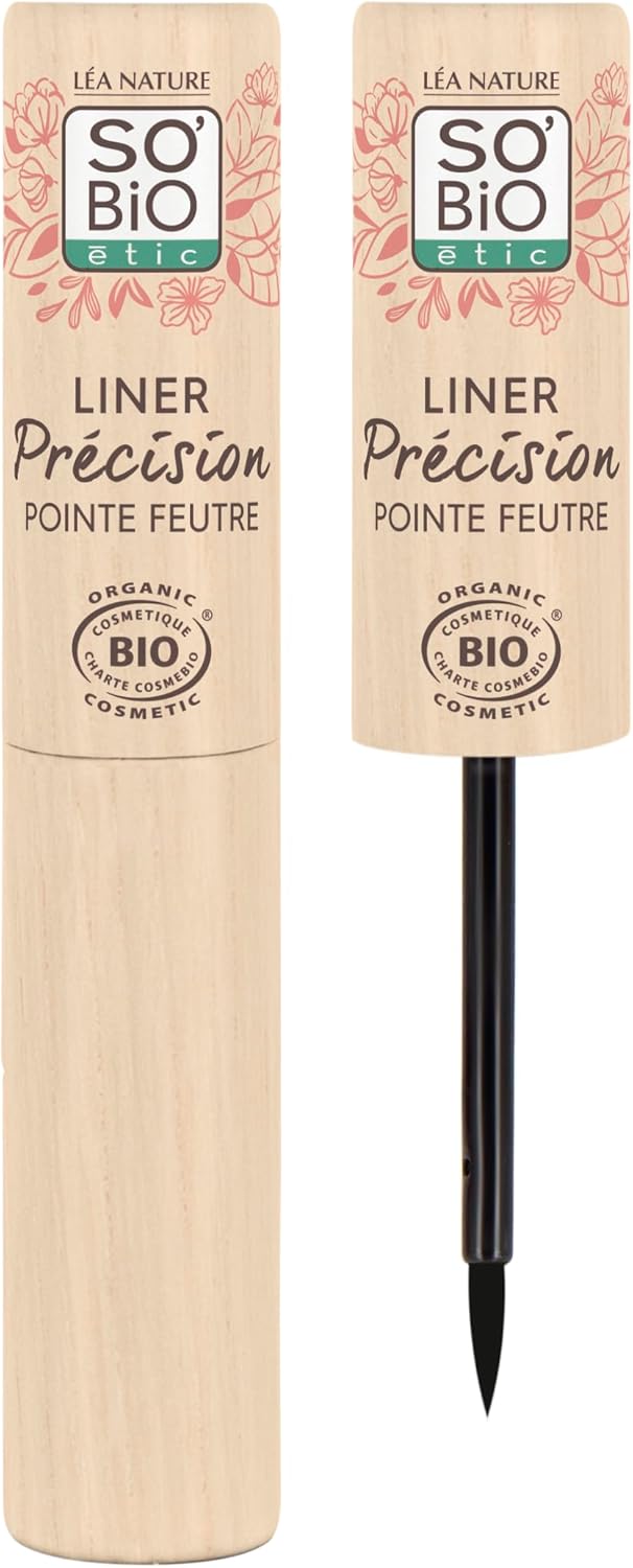 LÉA NATURE SO BiO étic - Routine Maquillage Yeux – Eyeliner Précision (Noir - 3 ml) + Mascara Volume Absolu (Noir – 8 ml) - Certifié bio - 100% de pigments d’origine naturelle - Made in France