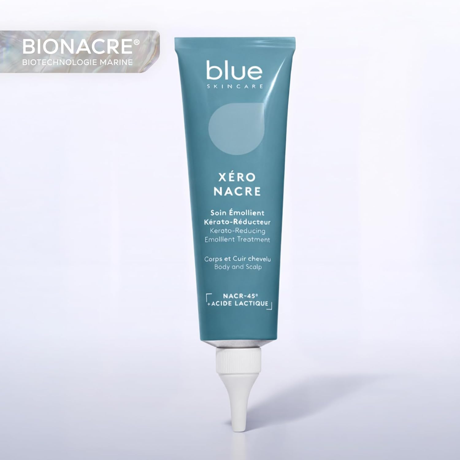Soin Émollient Kérato-Réducteur - Xéro Nacre - Aide à éliminer les plaques squameuses et les états pelliculaires - Corps & cuir chevelu - 99% Naturel, Sans Parfum - 100 ml