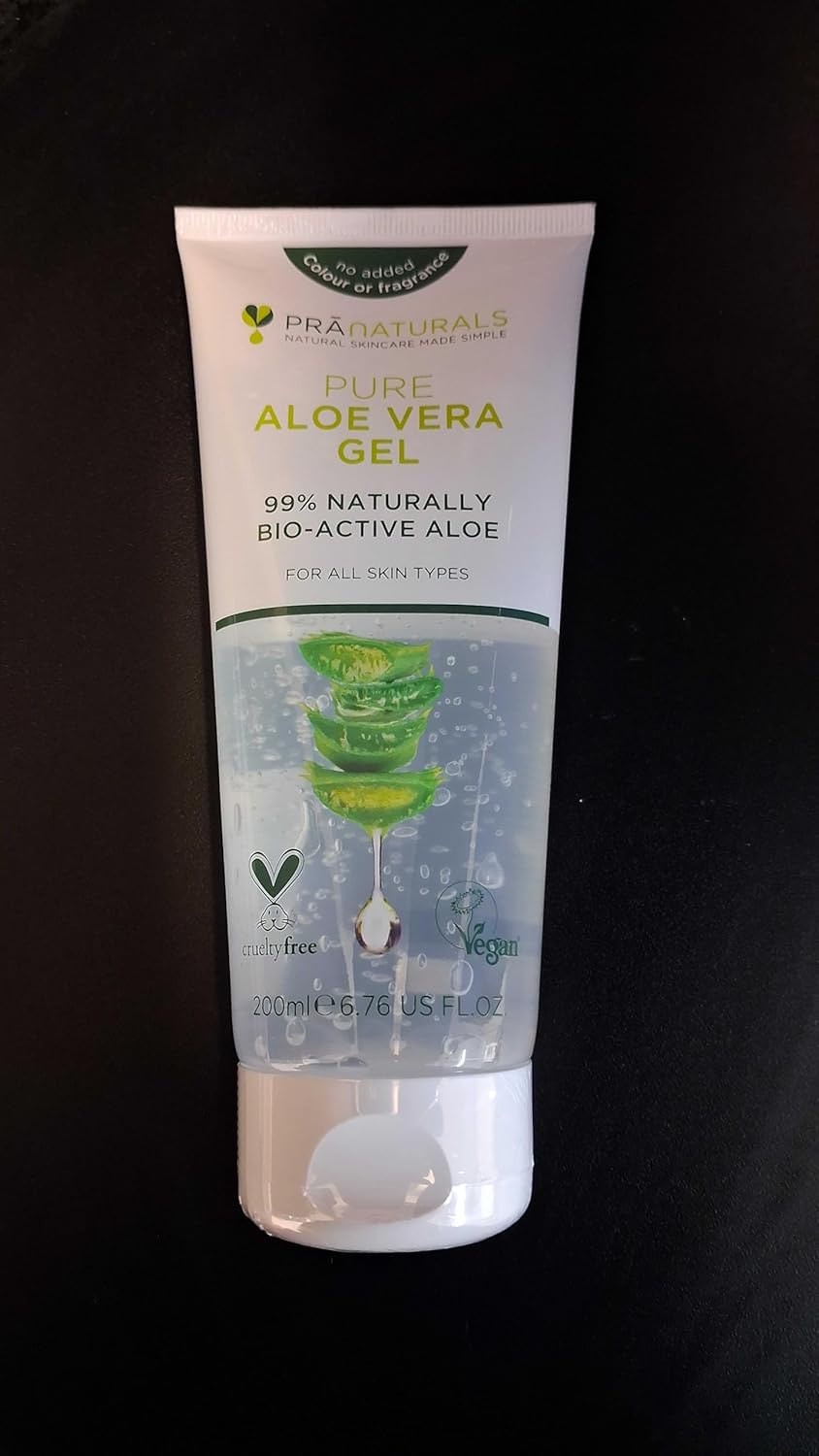 Gel à L’Aloe Vera PraNaturals 200ml Apaisant naturel et hydratant nourrissant (Paquet de 3) 200 ml (Lot de 3)