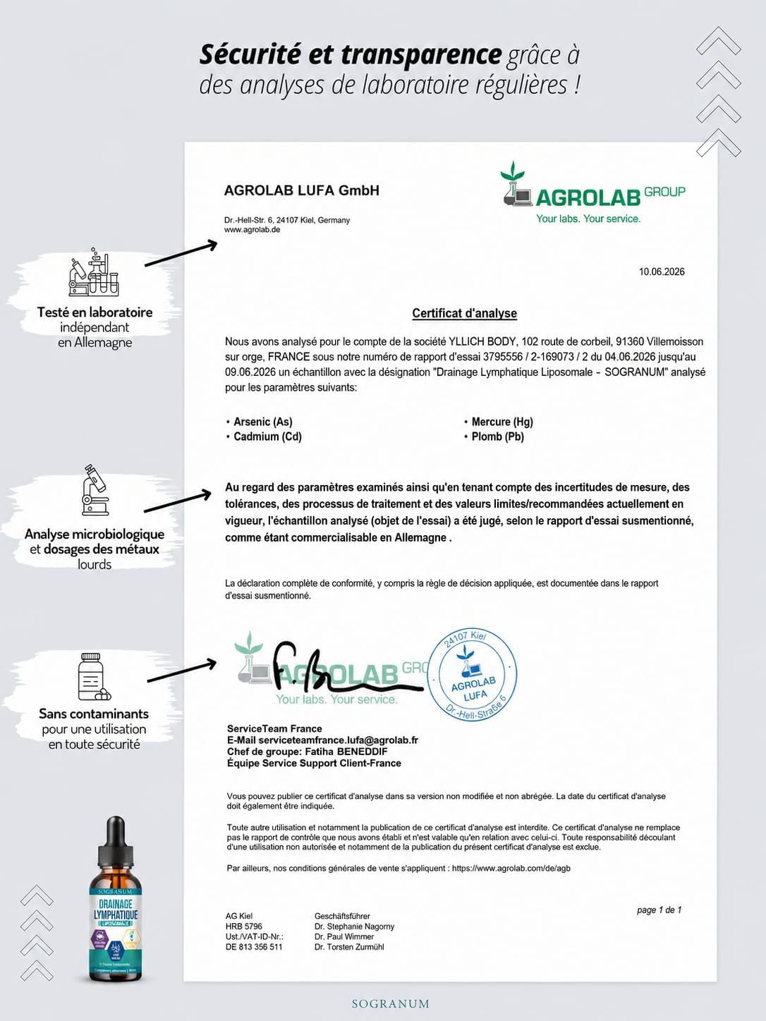 Drainage Lymphatique Liposomal - Jambes Lourdes, Circulation sanguine, Rétention d'eau - Complexe 11 Plantes traditionnelles(Pissenlit, Bardane, Échinacée) Élimination des Toxines - 60 ml