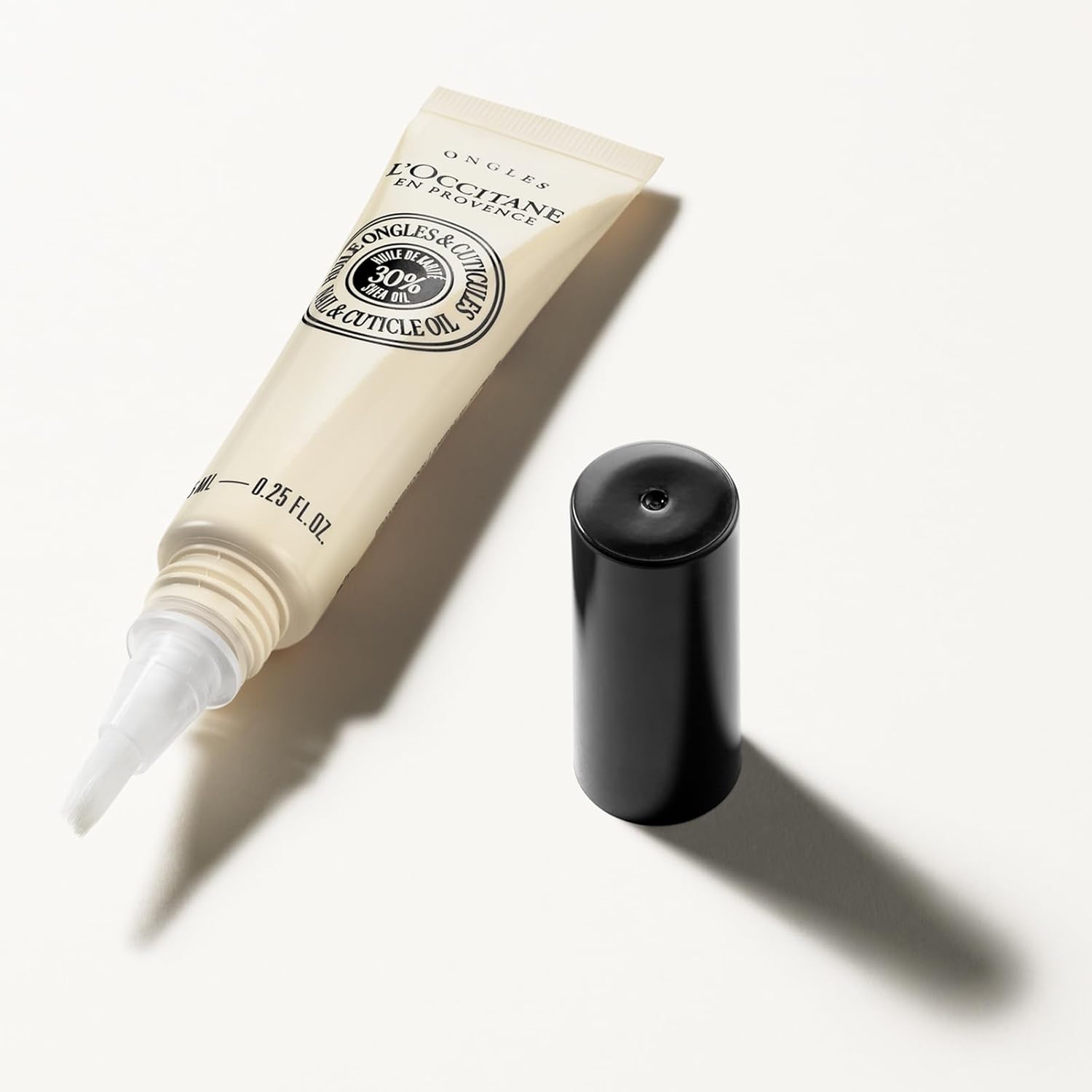 L'OCCITANE - Huile Ongles & Cuticules Karité - 7,5 ml - Fortifie et nourrit - Fabriqué en France