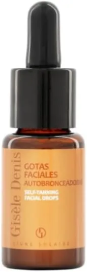 GISÈLE DENIS - Pack Autobronzant, Gouttes Autobronzantes Visage 15 ml + Lait Autobronzant Corps 150 ml, Bronzage Progressif, avec DHA, Érythrulose, Acide Hyaluronique et Arginine, Formule Vegan