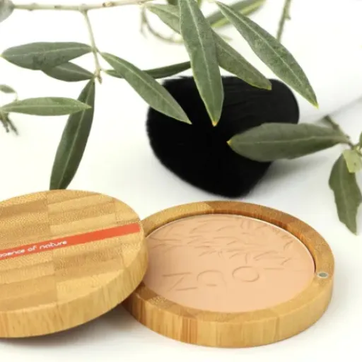Test Zao Poudre Compacte Bio 304 Cappuccino : le teint mat propre et sans chichis