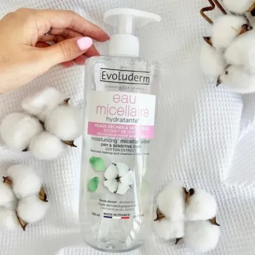 Test Evoluderm Eau Micellaire Extrait Coton : le gros bidon qui fait le job sans chichi