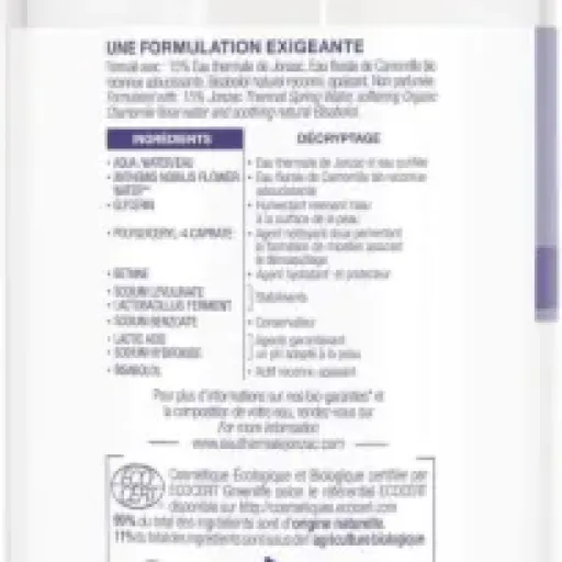 Test Eau thermale Jonzac Eau micellaire apaisante 500 ml : une eau qui fait le job pour les peaux sensibles