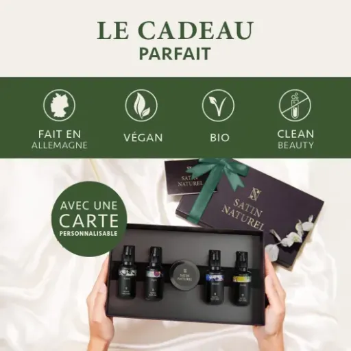 Test Satin Naturel Coffret Beauté 5x30ml : petit kit d’huiles sympa pour tester sans se ruiner
