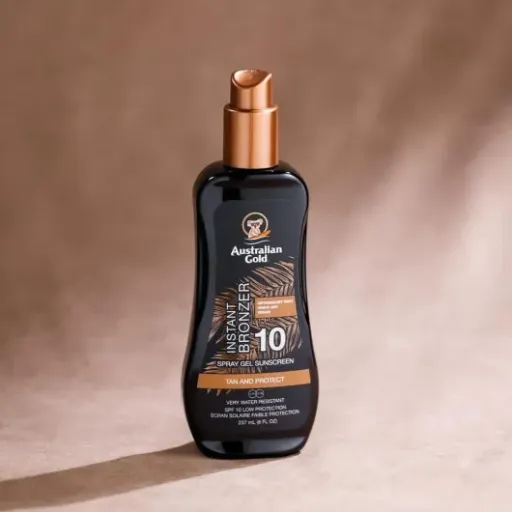 Test Australian Gold Spray Gel SPF 10 : protection légère et bronzage rapide, mais pas pour tout le monde