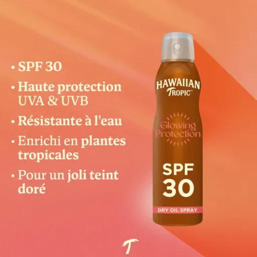 Test Hawaiian Tropic Glowing Spray SPF 30 : une huile solaire qui donne envie de se crémer