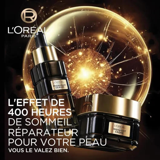 L’Oréal Paris – Coffret Duo Age Perfect Renaissance Cellulaire – 1x Crème de Jour Revitalisante et 1x Midnight Sérum Anti-rides, Fermeté, Éclat – Au Complexe Antioxydant – Tous Types de Peaux ROUTINE MIDNIGHT SÉRUM MIDNIGHT CRÈME