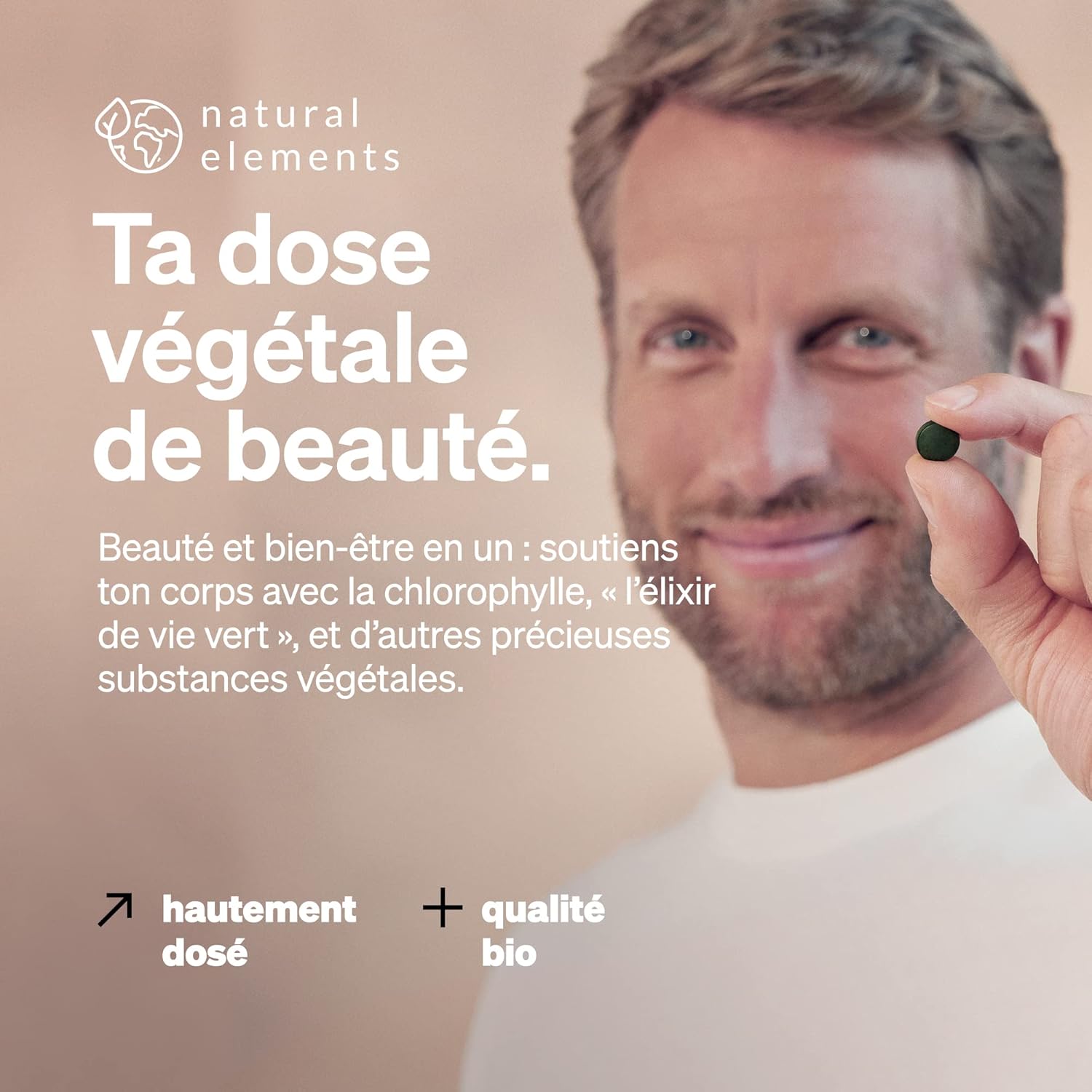 500 comprimés - 2400 mg de spiruline bio + 2400 mg de chlorelle bio par dose journalière - agréé, contrôlés en laboratoire, sans additif, hautement dosés, végan