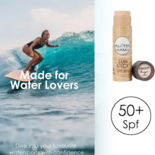 Test Stick Solaire Surf SPF 50+ Aloha Care : la crème épaisse qui tient vraiment dans l’eau