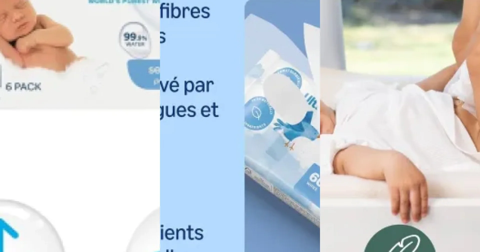 Top Lingettes biodégradables