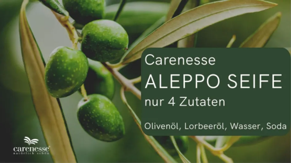 Carenesse Original Savon "d'Alep" 2 x 200 g, 95% d'huile d'olive et 5% d'huile de laurier, savon naturel fabriqué à la main selon la tradition et la longue maturation Sans parfum 200 g (Lot de 2)